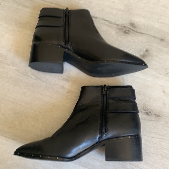 Bleecker & Bond Georgia leather booties buckles - Picture 9 of 14